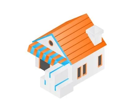 Package box on warehouse Stock Illustration