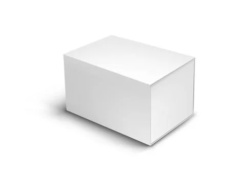 Package Cardboard Pull And Slide Drawer Box Stock Illustration