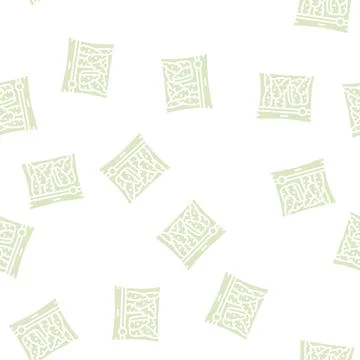 Package carrot glyph seamless pattern Stock Illustration