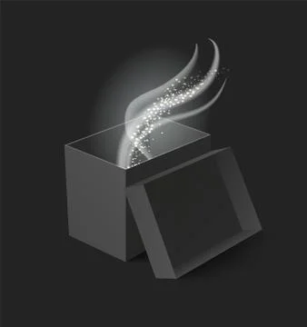 Package Carton Box with Opened Cap Icon Vector 스톡 일러스트
