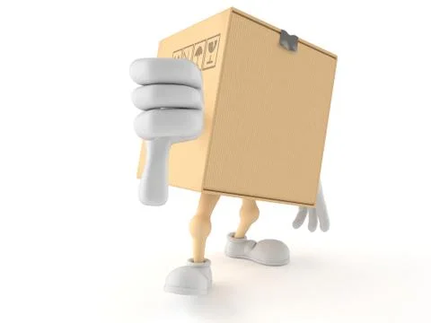 Package character Stock Illustration