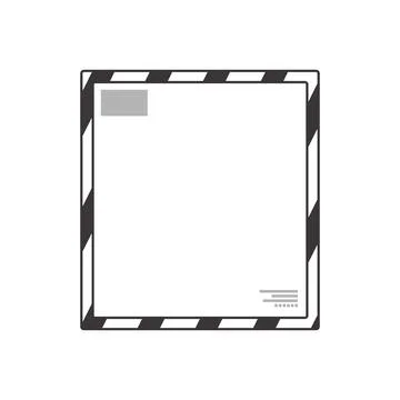 Package. The concept of delivery of cargo and parcels. Linear modern style. Stock Illustration
