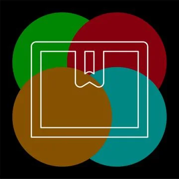 Package concept line icon. element illustration. Stock Illustration