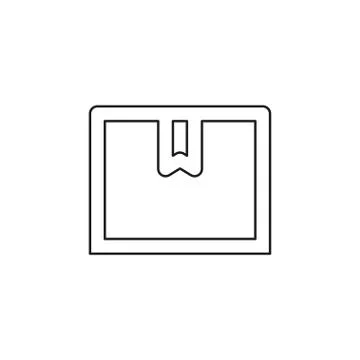 Package concept line icon. element illustration. Stock-Illustration