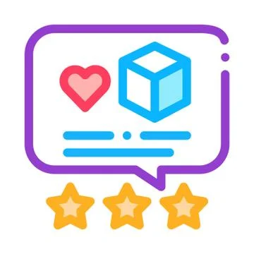 Package delivery estimate icon vector outline illustration 库存插图