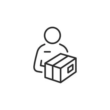 Package Delivery Icon Stock Illustration