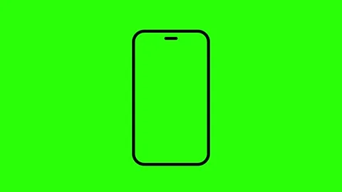 Package delivery tracking icon looping animation on green background Video stock 339227071