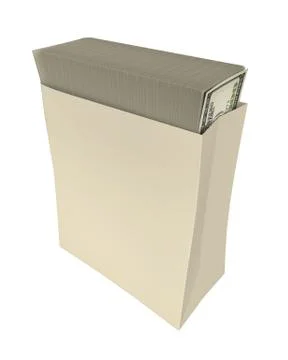 Package of dollars #2 Stock Illustration