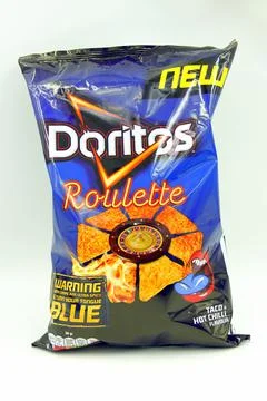 Package of Doritos Roulette Stock Photos