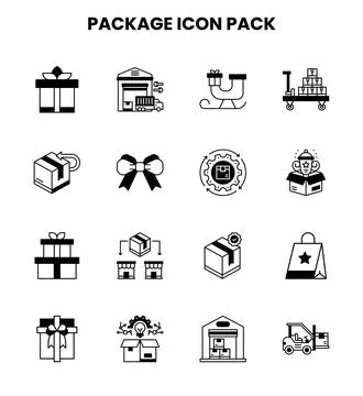 Package DuoTone Icons Pack Illustration
