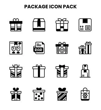 Package DuoTone Vector Icons Pack イラスト素材