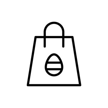 Package egg icon. Simple line vector elements of religious holiday for ui and ux Stock Illustration