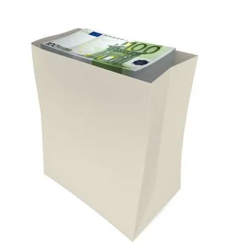 Package of euro Stock Illustration