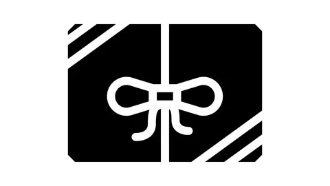 Package gift box glyph icon animation Stock Footage 326746468