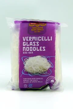 Package of Go-Tan Vermicelli Glass Noodles Stock Photos