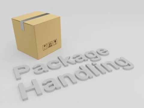 Package Handling concept Illustration