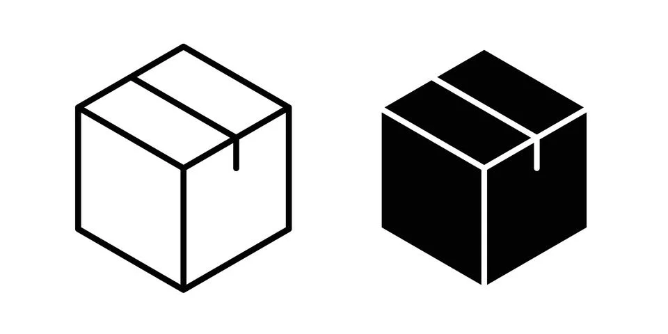 Package icon concept. best for web design 스톡 일러스트