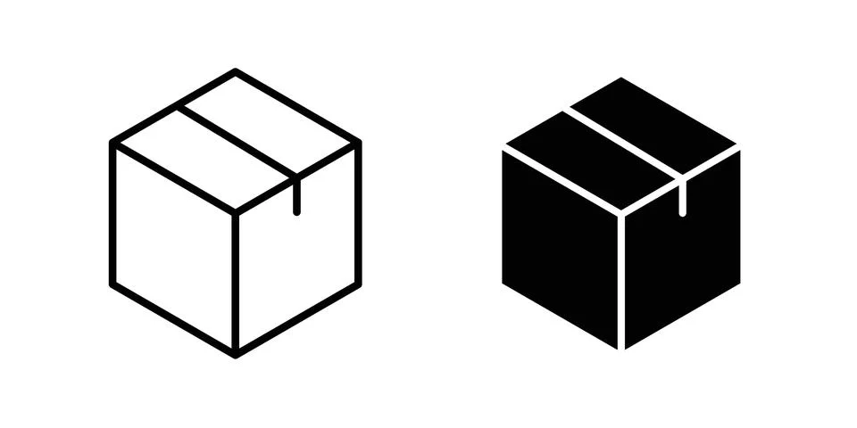 Package icon Illustration Eps10 for web or app 스톡 일러스트