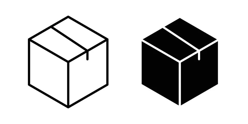 Package icon or illustration vector symbols 스톡 일러스트