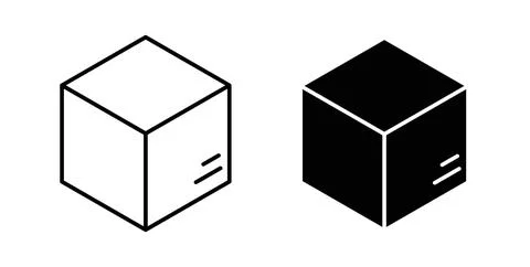 Package icon symbol. Flat Vector illustration Stockillustratie