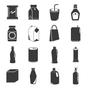 Package icons Stock Illustration