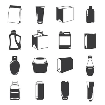 Package icons Stock Illustration