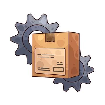 Package illustration Stock Illustration