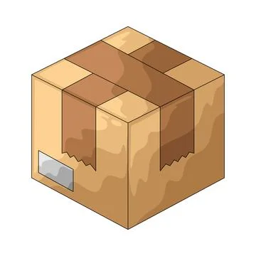 Package illustration Illustrazione stock