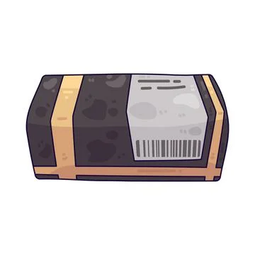 Package illustration Illustrazione stock
