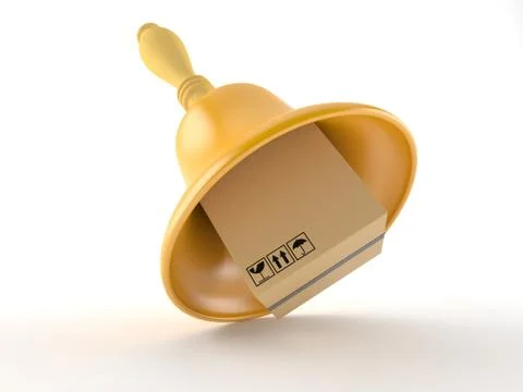 Package inside handbell Stock Illustration