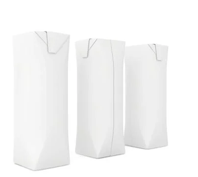 Package for juice. 3d render on white background Illustrazione stock