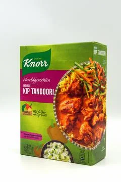 Package of Knorr World Dishes Indian Chicken Tandoori Stock Photos