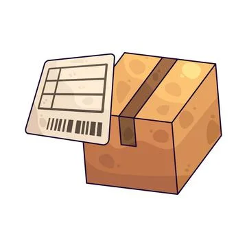 Package label illustration イラスト素材