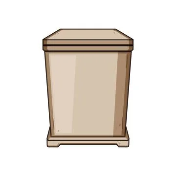 Package lockbox receiving deliveries modern smart solution Stock Illustration