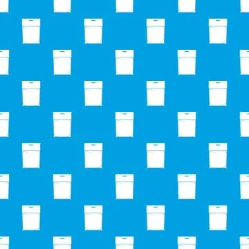 Package pattern seamless blue Illustrazione stock
