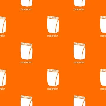 Package pattern vector orange Illustrazione stock