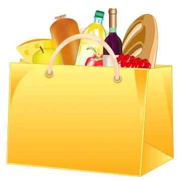 Package with product Stock Illustration