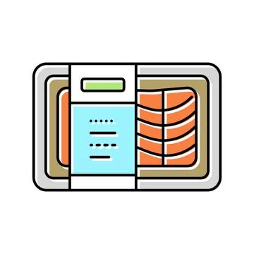 Package salmon color icon vector illustration イラスト素材