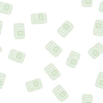 Package salmon glyph seamless pattern イラスト素材