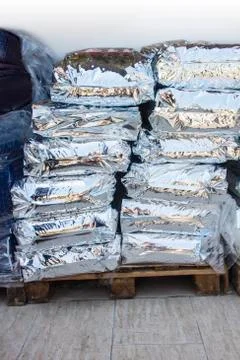 Package silver background unit isolate Stock Photos