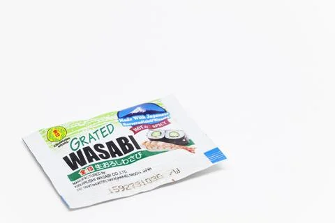 A package with strong wasabi Stock Photos