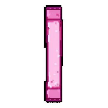 Package sugar bag pixel art vector illustration Stock Illustration