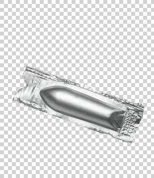 Package of suppository clipping path Stock Photos