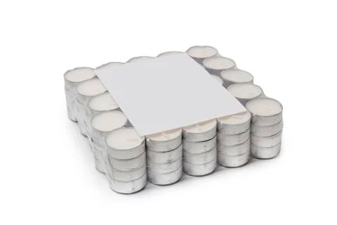 Package of Tea lights Stock Photos
