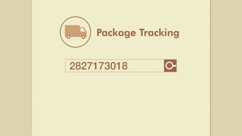Package tracking app Stock Footage 132433526