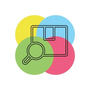 Package Tracking Icon. Professional, pixel perfect Stock Illustration