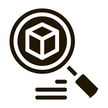 Package tracking icon Vector Glyph Illustration Stock Illustration