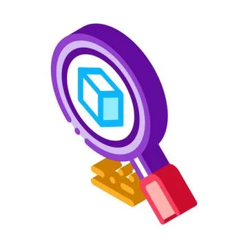 Package tracking isometric icon vector illustration Stock Illustration