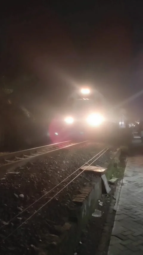 Package train atmosphere at night Stock Footage 219521071