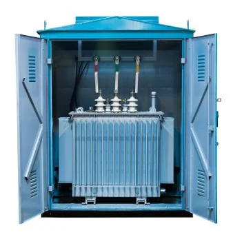 Package transformer substation Stock Photos